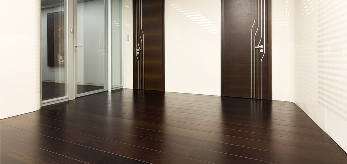 Ebony and Co project Novotek head office Moscow Wenge floor